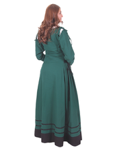 MIA Cotton Forest Green – XV-XVI Century Inspired Medieval Viking Renaissance Cotton Dress